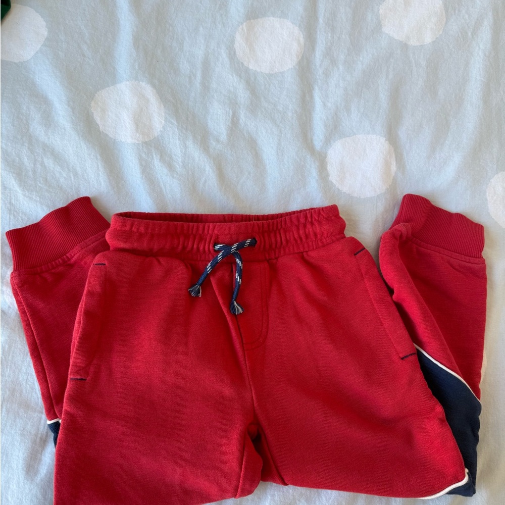 Mini Boden Red Kids Casual Joggers